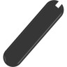 Задняя накладка 58 мм, чёрный пластик C.6203.4.10